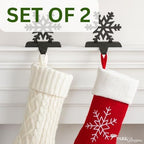 Park Designs Snowflake Stocking Hanger Set of 2, Black - Image 4