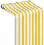 AmazingSpark Striped Table Runner Roll,Yellow,50' Long X 16" Wide by Unknown