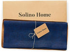 Solino Home 100% Pure Linen Table Runner Royal Blue, Athena 14 x 120 in - Image 5