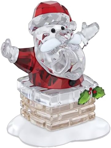Swarovski Holiday Cheers Santa Claus and Chimney - Image 3