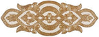 Lightnpro Infinity Beaded Table Runner 13x36 Inch Gold Ivory - Decorative Handmade Elegant Glimmer Embroidered Table Décor for Christmas, Thanksgiving, Family Gatherings, Wedding & Dinner Parties - Image 4