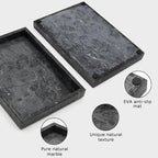 Marble Bathroom Tray,Pure Natural Vanity Tray,﻿ - Image 2