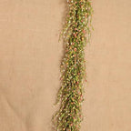 60" Pip Berry Garland - Artificial Spring and Summer Decorative Garland with Green Purple Cream Berries, Perfect for Front Door, Mantel, Centerpiece and Table Display Seasonal Décor - Image 2
