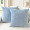 CaliTime Decorative Couch Throw Pillow Covers 26 X 26 Inches Baby Blue by CaliTime