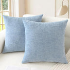 CaliTime Decorative Couch Throw Pillow Covers 26 X 26 Inches Baby Blue by CaliTime