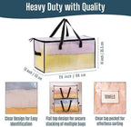 VENO Moving Bags, Storage Bags, Wide Open Top, Clear, 10 Pack - Image 4