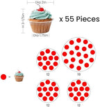 ELITEROO 4 Tiered Wooden Cupcake Stand, Round cake and cupcake stand combo with serving Tray, 360°Rotating Dessert Tower for Pie Table Display Rack for Wedding Birthday Baby Shower Tea Party, White - Image 6