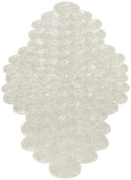 Elegant Hand Beaded Silver Table Runner 13x36 Accent Décor - Image 2