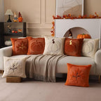 Allorry Fall Pillow Covers 26x26 2 Pack Beige Pumpkin Home Decor PT010A26 - Image 6