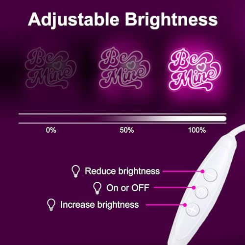 Be Mine Neon Sign, Valentine's Day LED Light, Gift for Lover - Image 4