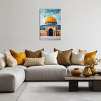 TIEHAOMAI Dome of the Rock Wall Art（Mosque-2,16x24inch (40x60cm) - Image 2