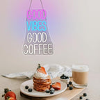 Horseneon Good Vibes Good Coffee Neon Sign for Coffee Shop Home Kitchen - Image 6