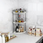 Dorhors Corner Bathroom Organizer Countertop,Vanity Counter Storage Shelf - Image 6