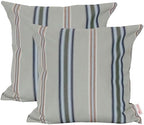 Outdoor/Indoor Sunbrella Throw Pillows Square Set of 2 Pieces 18 inch x 18 inch Saltillo Sagebrush - Cover Only, Insert Not Included by Unknown