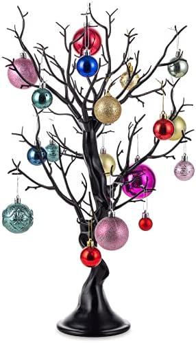 NUPTIO Black Ornament Tree, 22.8 Inch Artificial Halloween Spooky Branch by Nuptio