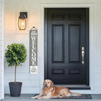 Personalized Welcome Sign for Front Door, Custom Welcome Sign for Porch Outdoor Welcome Home Decorations, 48"x8" PVC Sign (Design 19) - Image 7