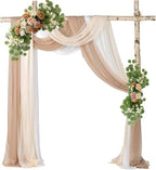 Wedding Arch Flowers 2PCS Artificial Flower Arrangements - Image 2