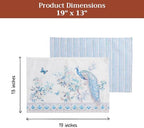 Maison d' Hermine Placemats Set of 4 Reusable 100% Combed Cotton (13"x19") - Image 5