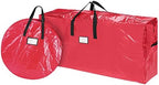 Christmas Tree & Wreath Storage Bags- Set of 2- For 9 Foot Artificial Trees & 30” Holiday Wreaths- Protect Decorations & Inflatables by Elf Stor (Red) by ElfStor