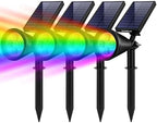 InnoGear 4 Solar Lights Outdoor Spotlight Garden Yard Landscape, Multicolor by InnoGear
