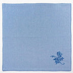 Luxury Embroidered Cloth Napkins – Blue Garden, Set of 6, 18x18 | Elegant Cotton Blend Dinner Napkins with Floral Motif for Holiday Dining, Weddings & Formal Hosting - Image 6