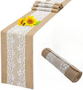 Burlap and lace Table Runner Farmhouse Tabler Runner lace (4) by ViclaakesiAutoPart