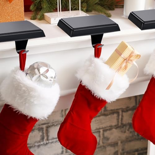 WYTAOHZL 6PCS Christmas Stocking Holders Black - Image 5
