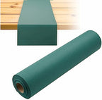 Disposable Table Runner for Christmas, Dining Table, 16" 20-Pack Linen-Like Green Paper Table Runners for Party, Wedding Or Event - Image 6