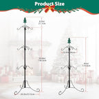 Max 62" Christmas Stocking Holder Stand with 12 Hooks - Image 5