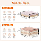 Lifewit 36L Clear Sheet Storage Bags with Zipper 12 Pack, Plastic Sweater Storage Bins for Clothing, Vinyl Foldable Clothes Containers Organizers for Closet, Blankets, Bedding 17.7 x 15.7 x 7.9 Inch - Image 3