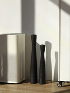 AETVRNI Black Vase,20"Tall Ceramic Floor Vase for Pampas Grass Dried Flower - Image 6