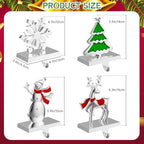 4 Pack Christmas Stocking Holders for Mantle Stockings Hanger - Image 4