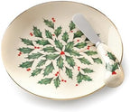 Lenox Hosting the Holidays Christmas Cheese Plate and Knife Set - Image 4
