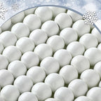 Giegxin 2 Pcs Wood White Christmas Bead Garland 66 Feet in Total Farmhouse - Image 2