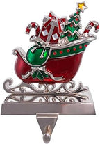Kurt S. Adler 7.3-Inch Metal Sleigh Stocking Hanger - Image 2