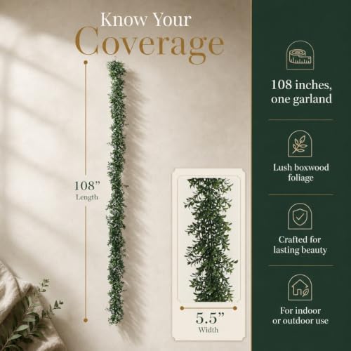 Larksilk Greenery Garland, Mantel & Event - Image 2