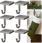 Tandefio 8 Pcs Christmas Stocking Holders for Mantle, Metallic Color by Tandefio