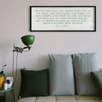 ZZJJHYWGQ Christian Wall Art Romans 8:38-39 Bible Verse Sign 32"×12" Black - Image 6