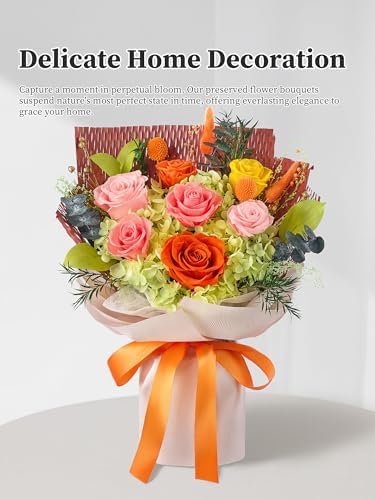 Preserved Flowers Bouquet, Forever Flowers for Delivery,Eteranl Roses - Image 5