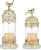 Candlestick Candle Barrels Moroccan Style Retro Lanterns Projection Lights Hollowed-Out Decorations Home Ramadan Hanging Outdoor Indoor Courtyard Porch Festival Weddings - Image 5