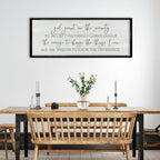 ZZJJHYWGQ God Grant Me Prayer Wall Decor, 32"×12", Black - Image 6