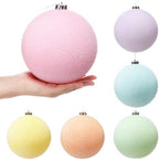 Gejoy 6 Pcs Frosted Pastel Christmas Decor 5.9'' Oversized Xmas Tree Balls by Unknown