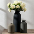 Ceramic Vase Set of 3, Decorative Nordic Minimalist Vases Home Decor for Living Room Kitchen Bedroom Entryway Mantel Table, Modern Decor for Bouquet Pampas Grass Dried Fresh Flowers- Multicolor by StylishHomeDecorforYou