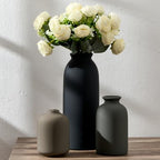 Ceramic Vase Set of 3, Decorative Nordic Minimalist Vases Home Decor for Living Room Kitchen Bedroom Entryway Mantel Table, Modern Decor for Bouquet Pampas Grass Dried Fresh Flowers- Multicolor by StylishHomeDecorforYou