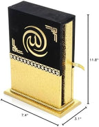 ihvan online, The Holy Qur'an, Islam Book of Quran in Arabic with Box, Holy Muslim Book Quran, Islamic Ramadan Eid Gifts, Gold - Image 5
