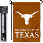 Texas Longhorns Garden Flag with Stand Holder - Image 2