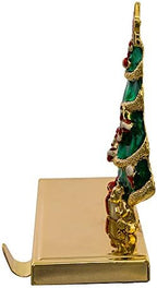 Kurt Adler Zinc Christmas Tree Stocking Holder Decor - Image 5