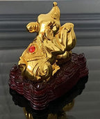 Betterdecor Gold Color Feng Shui 12 Chinese Zodiac Animal Statue Figurine Home Office Decoration and Gift for New Year Holidays and Birthday (Zodiac Rat) - Image 5