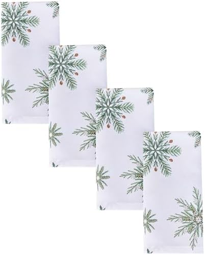 Park Designs Holiday Snowfall Napkin Set of 4 by ParkDesigns