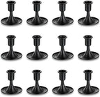 Black Candlestick Candle Holders for Taper ：12 PCS Romadedi Candle Stick Holder Set Vintage Table Centerpiece Halloween Decoration Wedding Christmas Fireplace Mantel Home Deocr by ROMADEDI